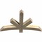 Ekena Millwork Alberta Rough Sawn Timber Gable Bracket, Douglas Fir, 48"W x 30"H x 4"D x 4"F, 15/12 Pitch GBW048X30X0404ALB00RDF - alternate 3